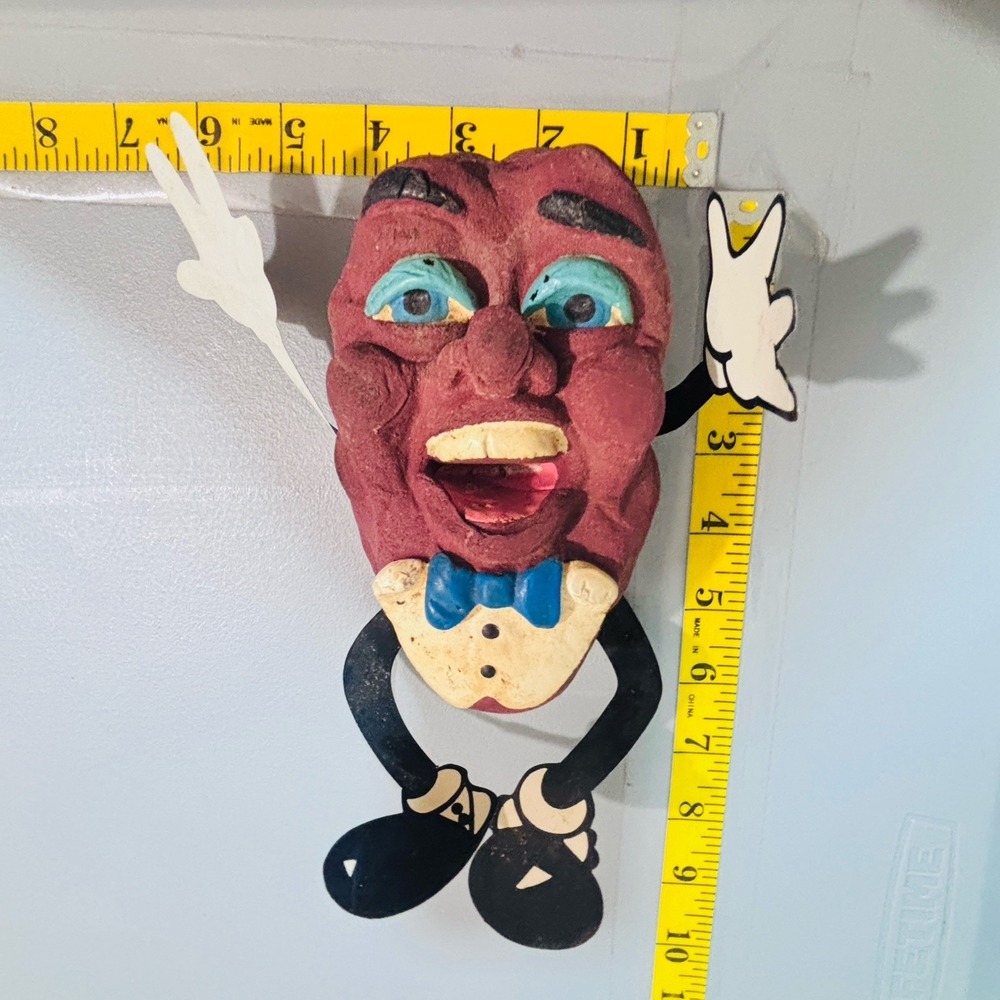 California Raisins 1987 Fingertronic Puppet Theatre Calrab Toy Foam Retro Fun